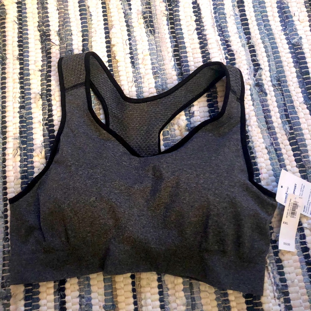 NWT Gray Sports Bra
